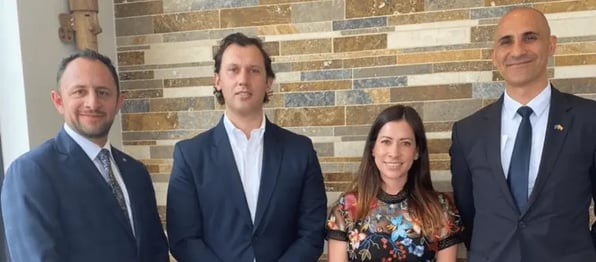 Business conference with the Australian embassy.