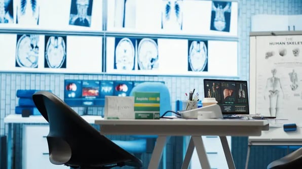 Gestión de estudios de rayos X en centros de alto volumen