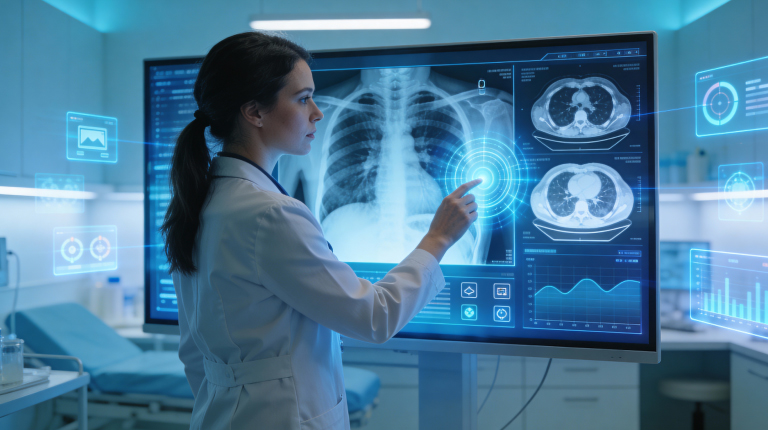 Inteligencia artificial en radiología: hasta 25 % más rapidez en TC torácicas