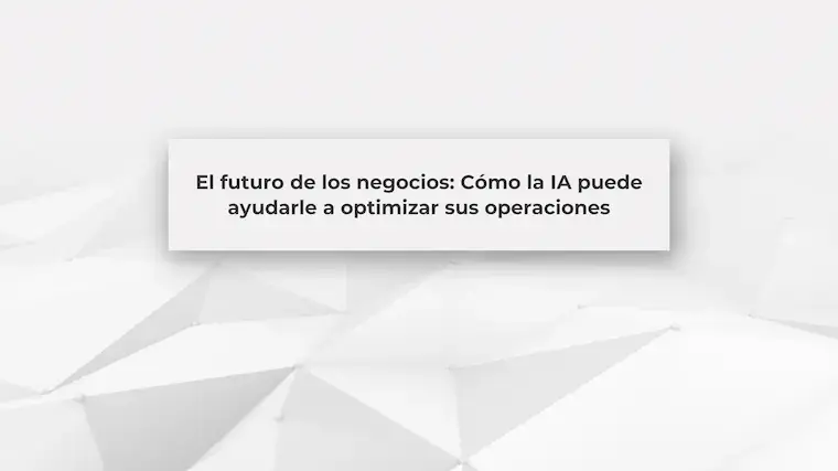 IA para optimizar operaciones médicas y clínicas