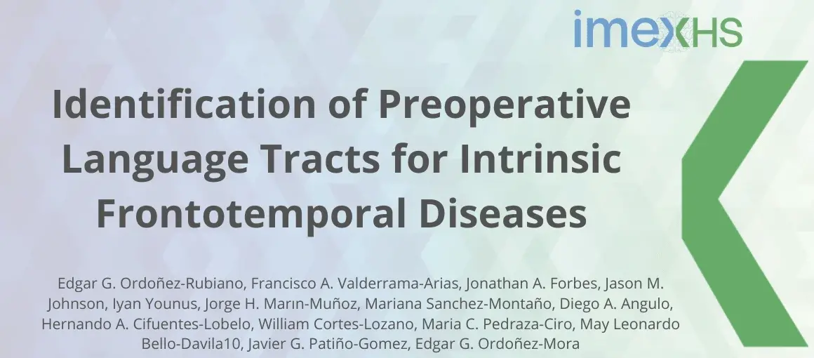Identification of Preoperative Language Tracts for Intrinsic Frontotemporal Diseases: A Pilot Reconstruction Algorithm in a Middle-Income Country